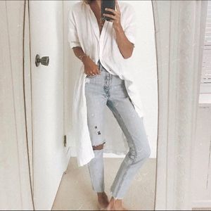 LEVI’S 501 High Rise Skinny Jeans in Clear Minds Size 28